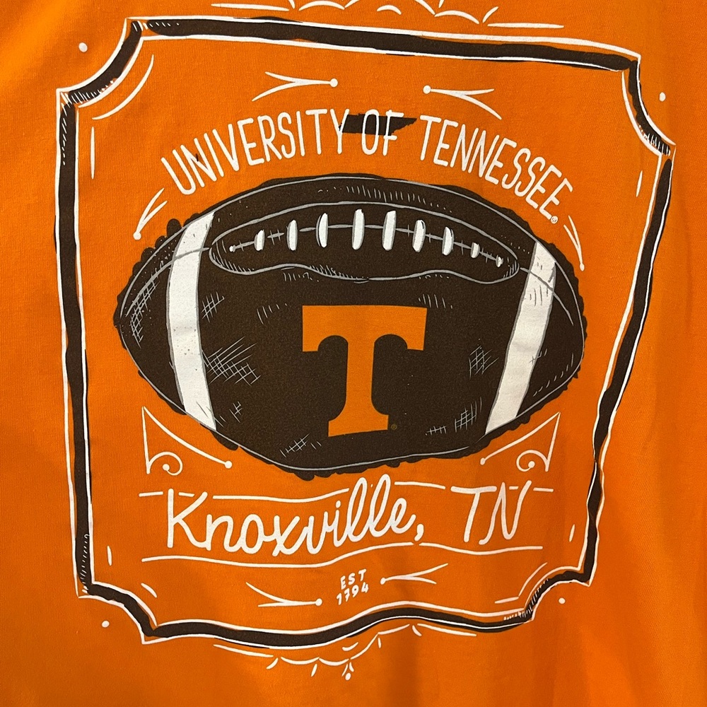 Pressbox Orange Tennessee Volunteers Long Sleeve Tee - Picture 5 of 5